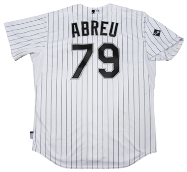 2014 Jose Abreu Rookie Game Used Chicago White Sox Home Jersey Used On 6/12/2014 (MLB Authenticated & MEARS A10)